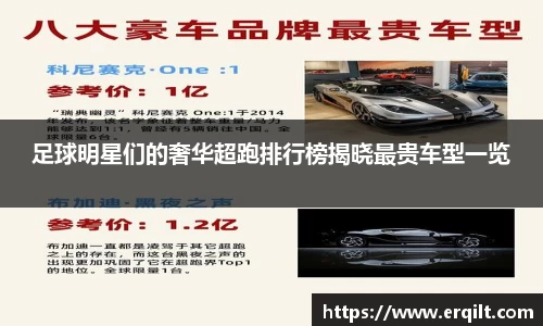 足球明星们的奢华超跑排行榜揭晓最贵车型一览